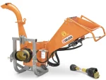 Broyeur de branches hydraulique à tambour DK-1300 pour tracteur, copeaux et BRF