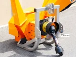 Broyeur de branches hydraulique à tambour DK-1300 pour tracteur, copeaux et BRF – Image 3