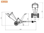 Broyeur de branches thermique à tambour, moteur 6.0cv Honda – Image 6