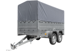 Remorque voiture 2 essieux UNITRAILER GARDEN TRAILER 264/2 KIPP avec roue jockey, côtés ridelles supplémentaires