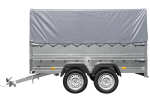 Remorque voiture 2 essieux UNITRAILER GARDEN TRAILER 264/2 KIPP avec roue jockey, côtés ridelles supplémentaires – Image 7