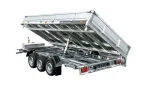 REMORQUE BENNE HYDRAULIQUE 3 ESSIEUX 400×200 UNITRAILER TASKER 400/3C 3500 KG – Image 6